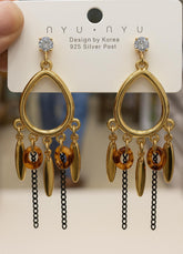 Fancy Earring-363 (Brown)